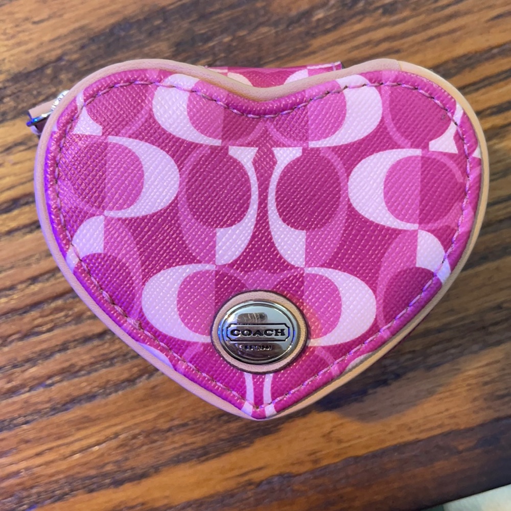 COACH jewelry travel pouch